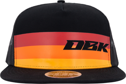 Sunday Stripe 2fifty Trucker Black Snapback Hat