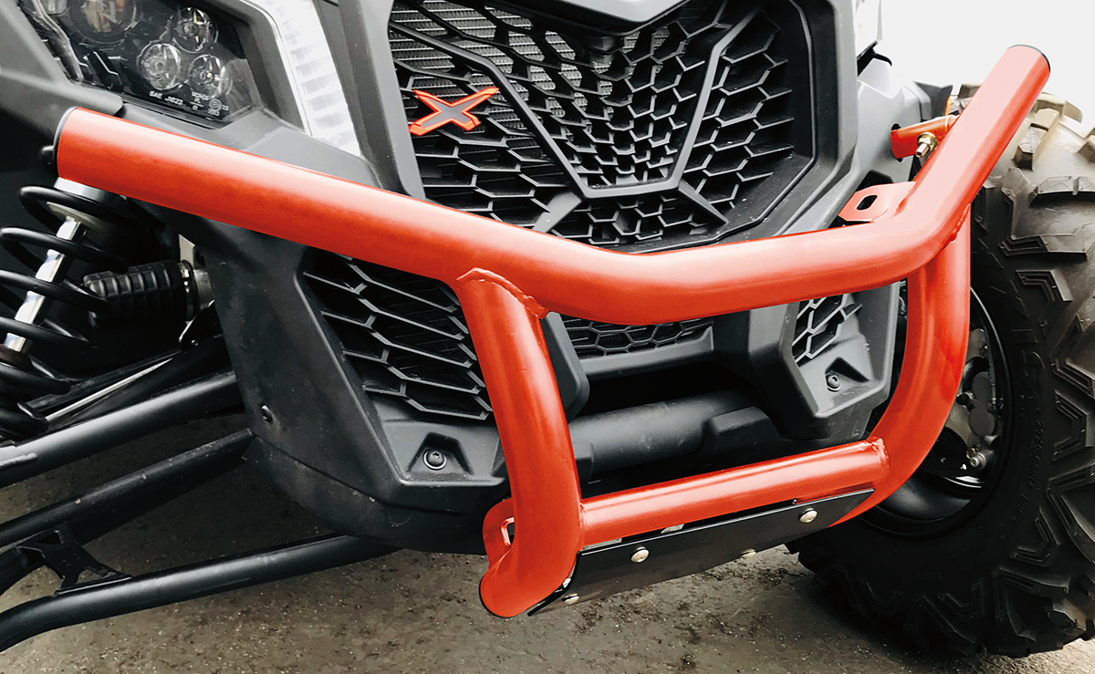 MOOSE OFFROAD Front Bumper - Red - Maverick 0530-1456