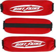 SCHAMPA & DIRT SKINS Shock Covers - Front/Rear - Red DS20-3