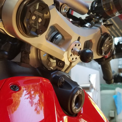COX Racing RAM Mount Steering Head Nut for Ducati Supersport 939/950 (2017+) and Monster 1200/821/797 (51mm)