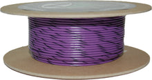 100' Spool 20 Gauge Wire (Violet/Black Stripe)