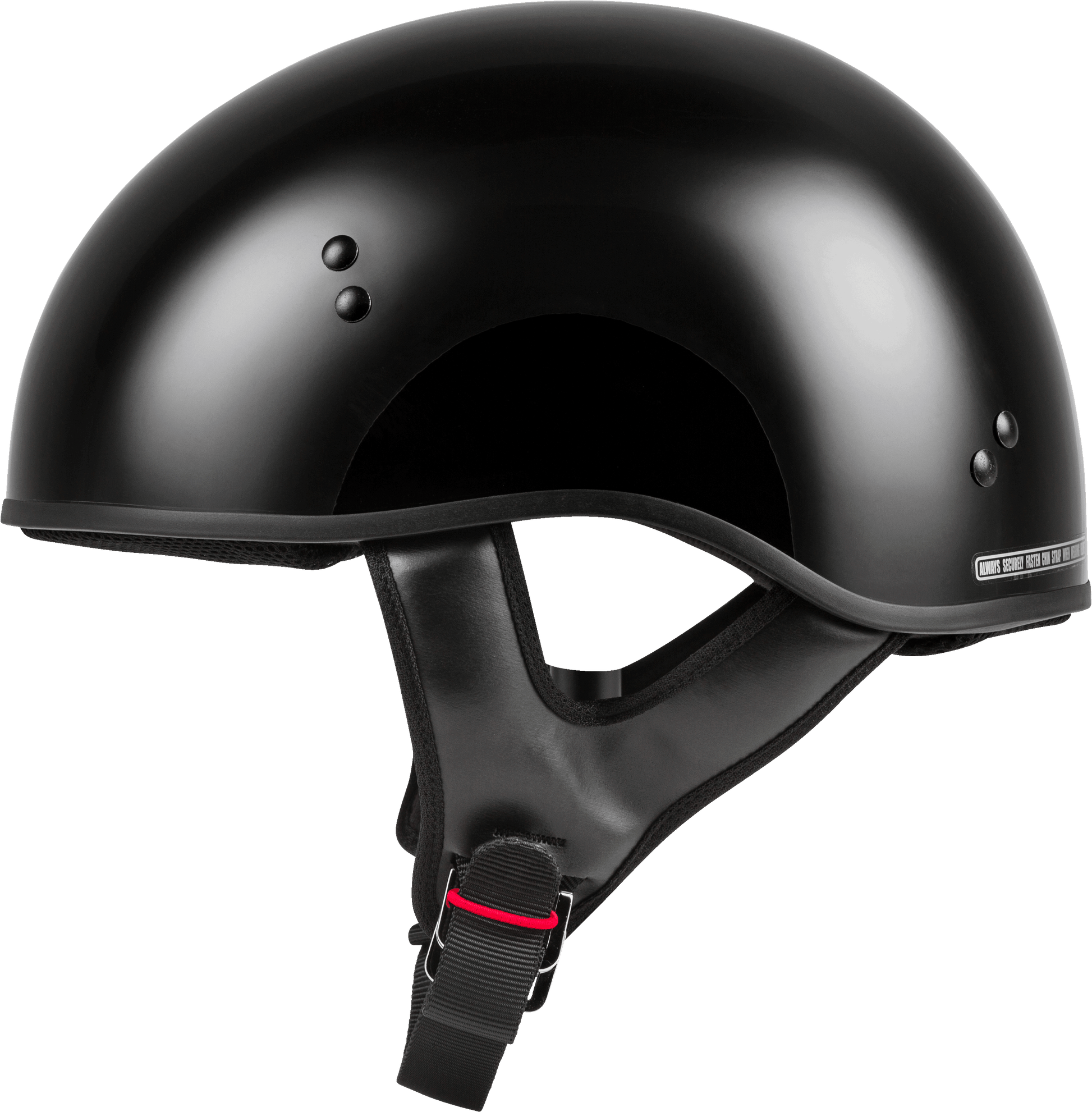 Hh 45 Half Helmet Naked Black Lg