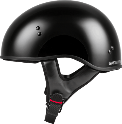 Hh 45 Half Helmet Naked Black Lg