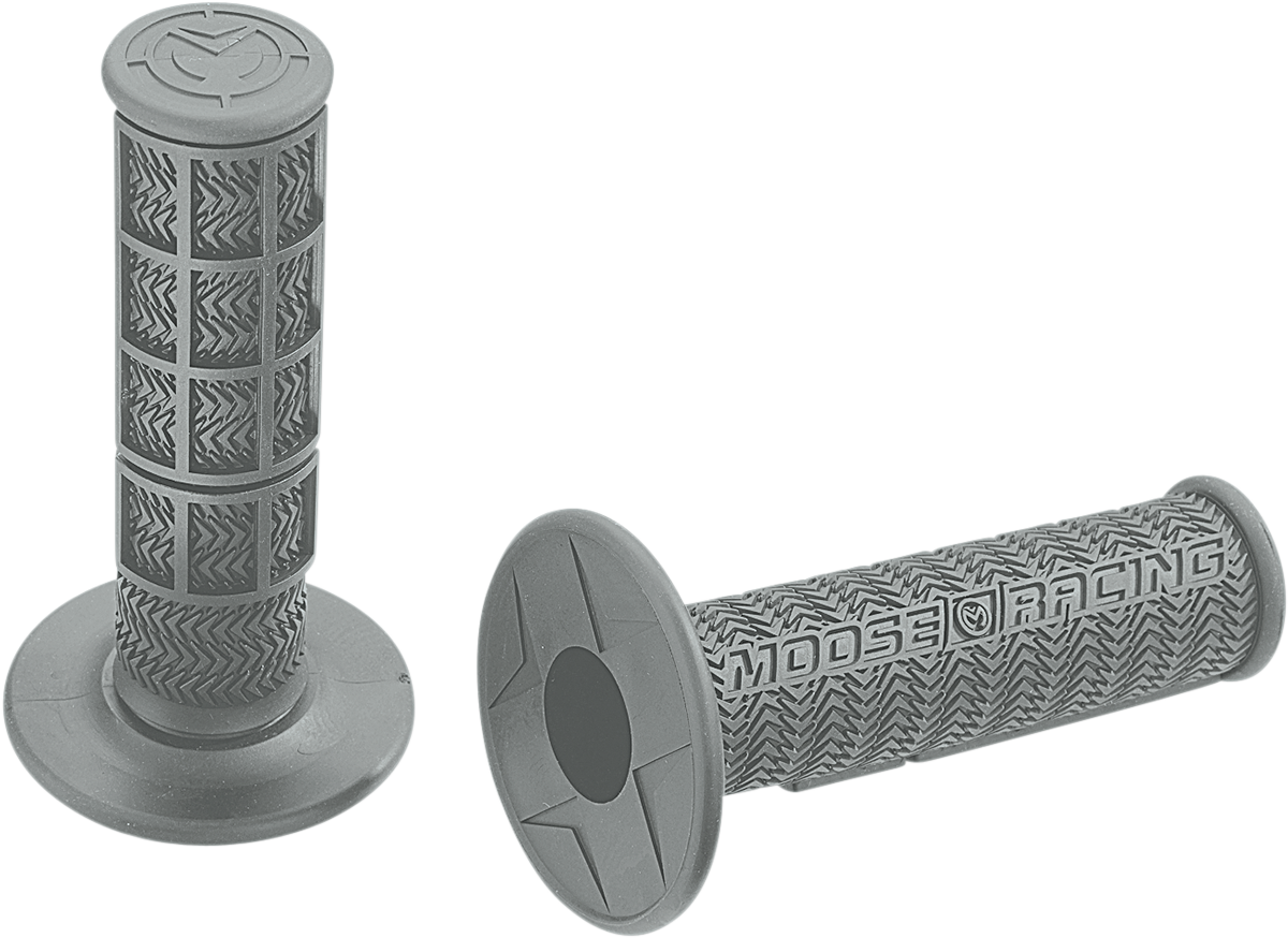 MOOSE OFFROAD Flange Style Stealth MX Grips - Gray B01MXG