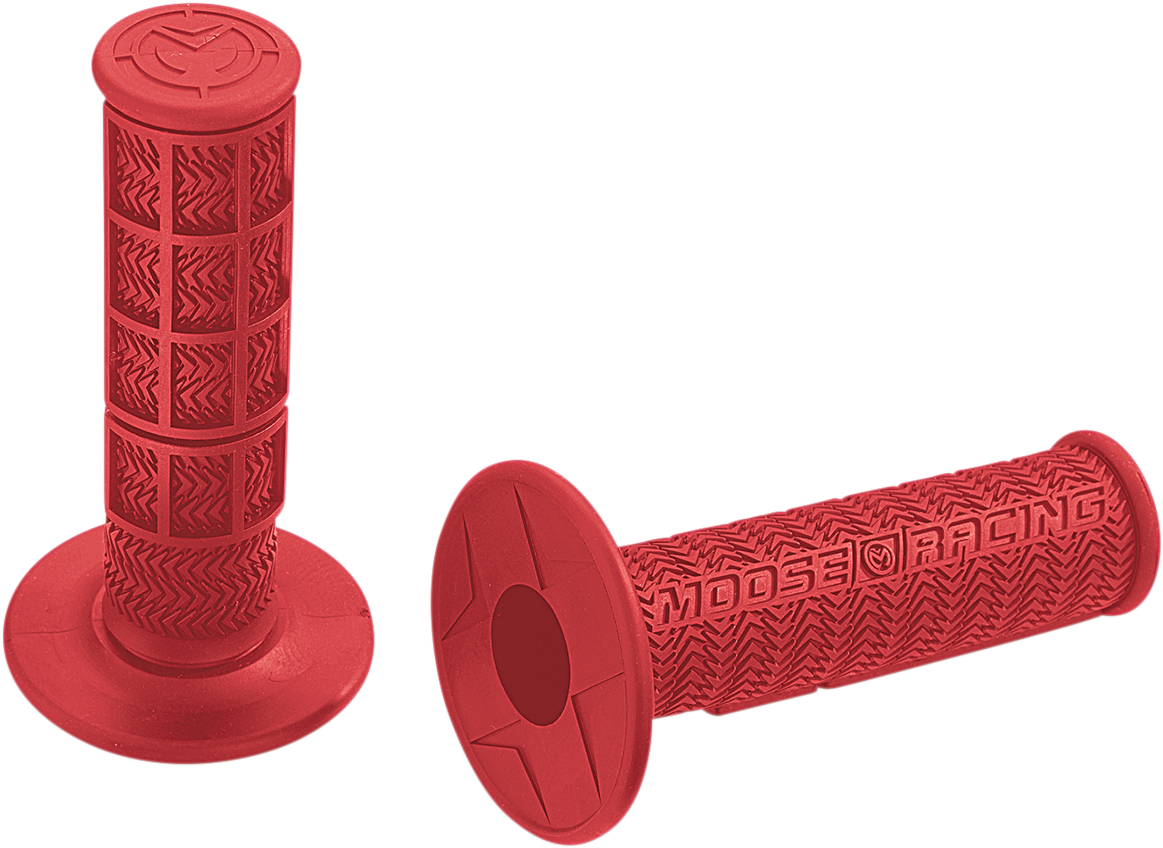 MOOSE OFFROAD Flange Style Stealth MX Grips - Red B01MXR