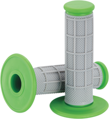 MOOSE OFFROAD Qualifier Grips - Half Waffle - Green 1MG0715-EGM