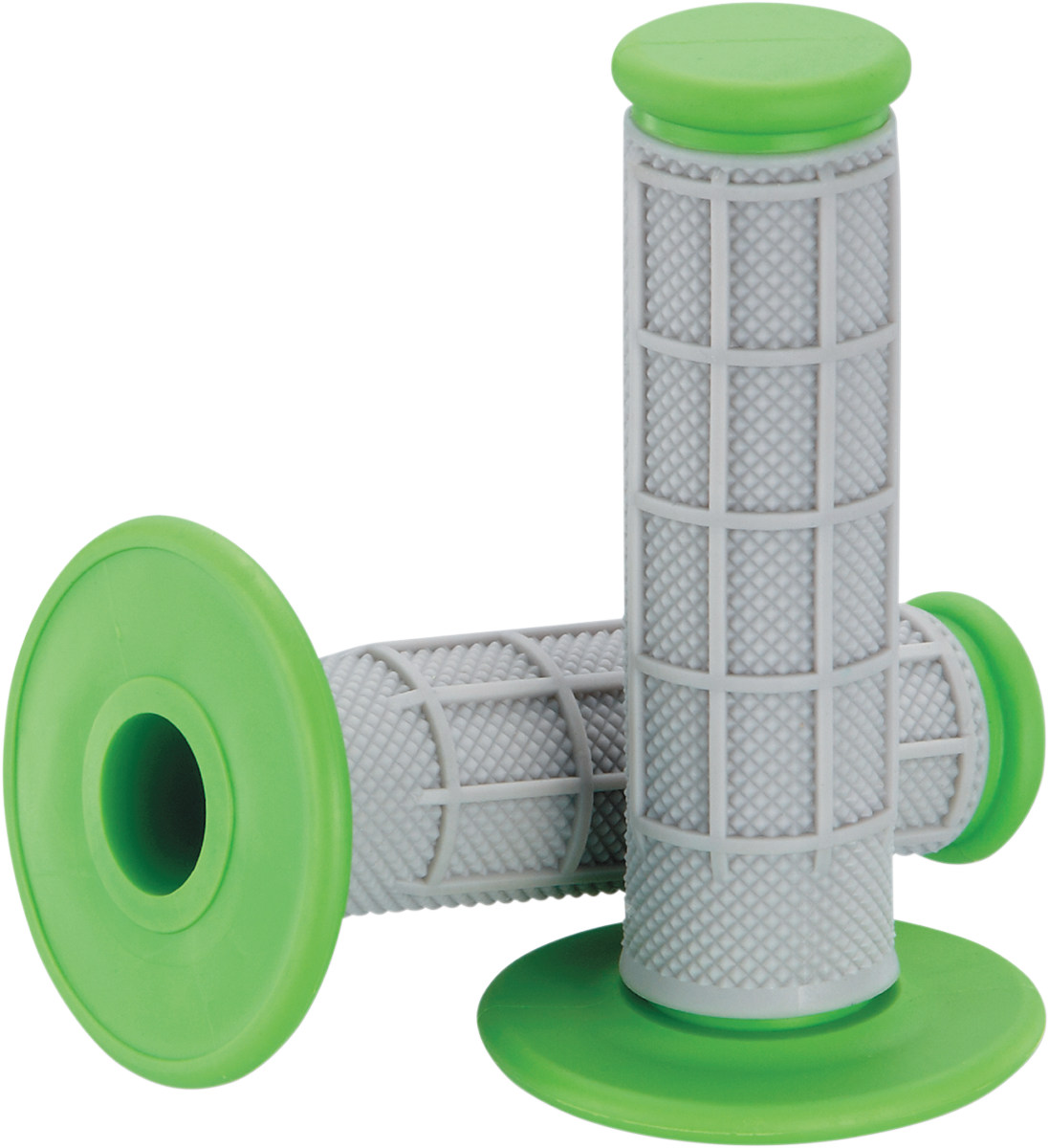 MOOSE OFFROAD Qualifier Grips - Half Waffle - Green 1MG0715-EGM