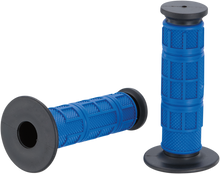 MOOSE OFFROAD Qualifier Grips - Full Waffle - Blue MG-11-UBM