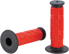 MOOSE OFFROAD Qualifier Grips - Full Waffle - Red MG-11-RBM