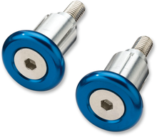 MOOSE OFFROAD Handlebar Ends - Blue 1BEC0661-PUPM