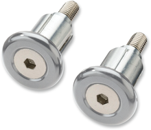 MOOSE OFFROAD Handlebar Ends - Silver 1BEC0661-PSPM