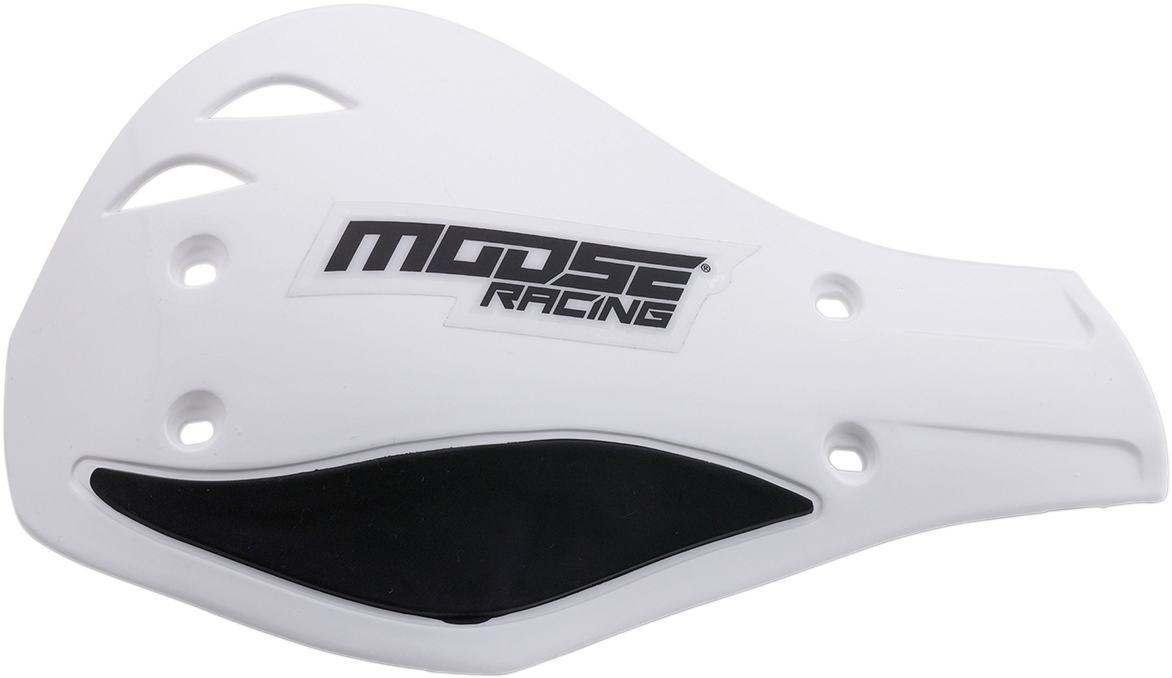MOOSE OFFROAD Contour Deflector Handguards - White/Black M51-120