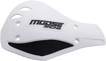 MOOSE OFFROAD Contour Deflector Handguards - White/Black M51-120