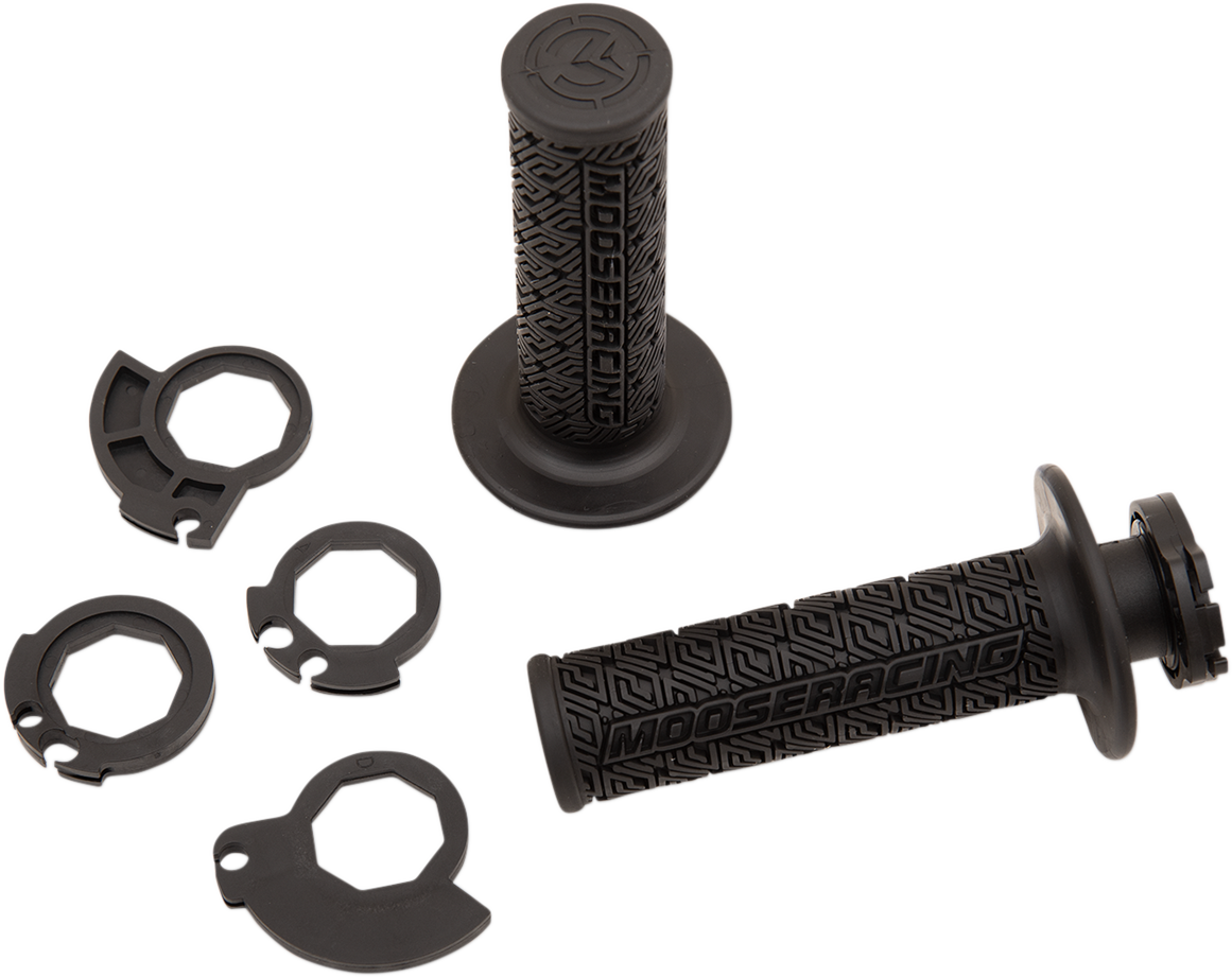 MOOSE OFFROAD 36 Series Lock-On Grips - Black/Gold B36MRB-D