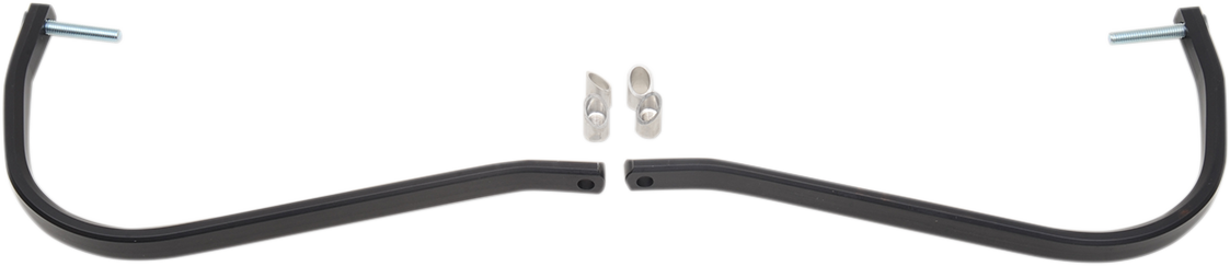 MOOSE OFFROAD Replacement Handguard Bar and Taperlock Set - Aluminum - Black 50-4100