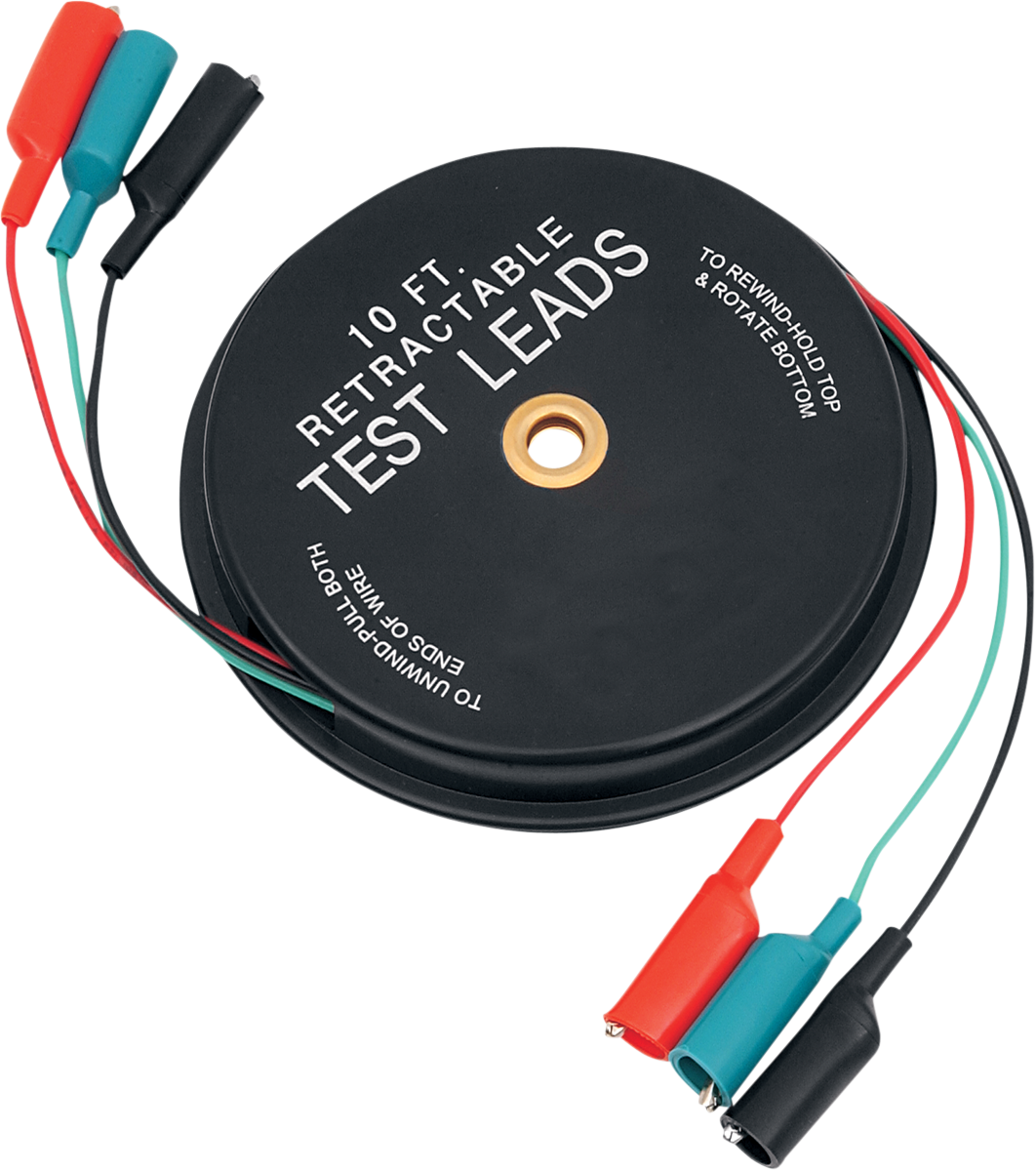 LANG TOOLS Test Leads - Electrical System - Retractable - 10' 1129