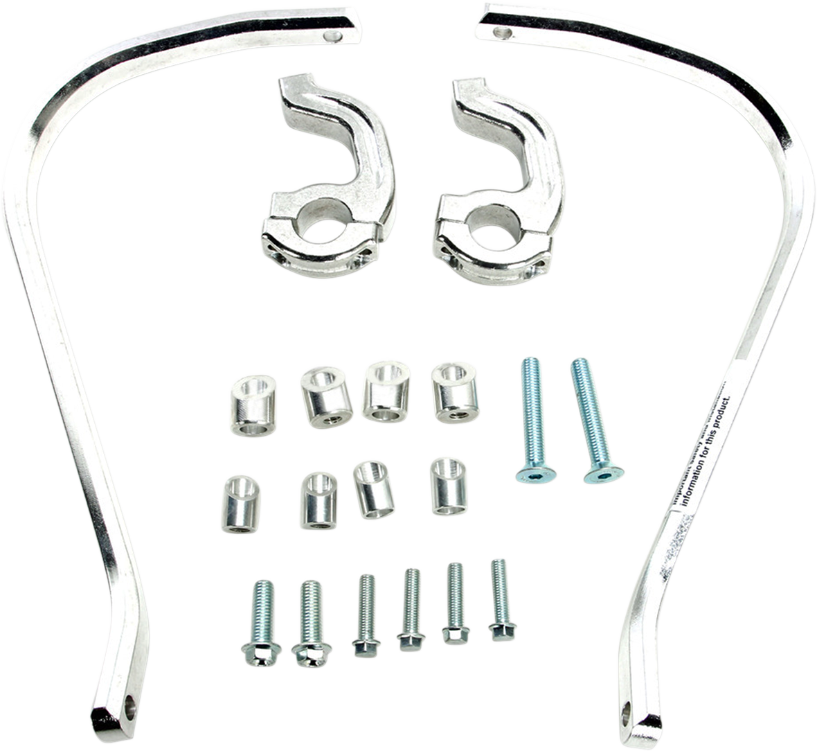 MOOSE OFFROAD Contour Handguards - 7/8" - Silver 50-5232S