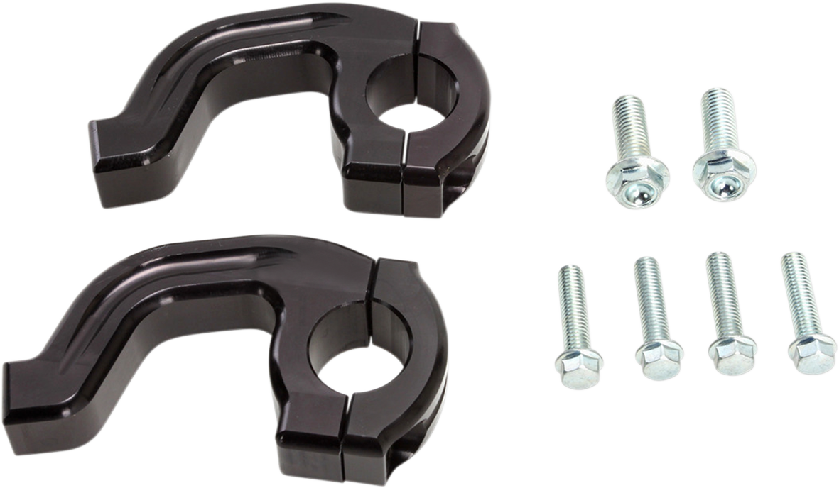 MOOSE OFFROAD Replacement Contour Handguard Inner Mount Clamp - 7/8" - Black 50-232B