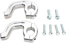 MOOSE OFFROAD Replacement Contour Handguard Inner Mount Clamp - 7/8" - Silver 50-232S