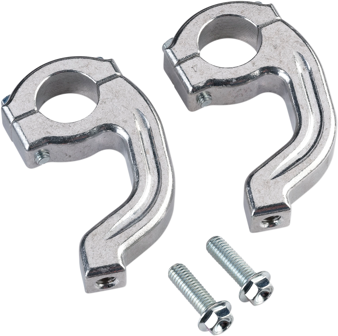 MOOSE OFFROAD Replacement Contour Handguard Inner Mount Clamp - Pro Taper - Silver 50-214S