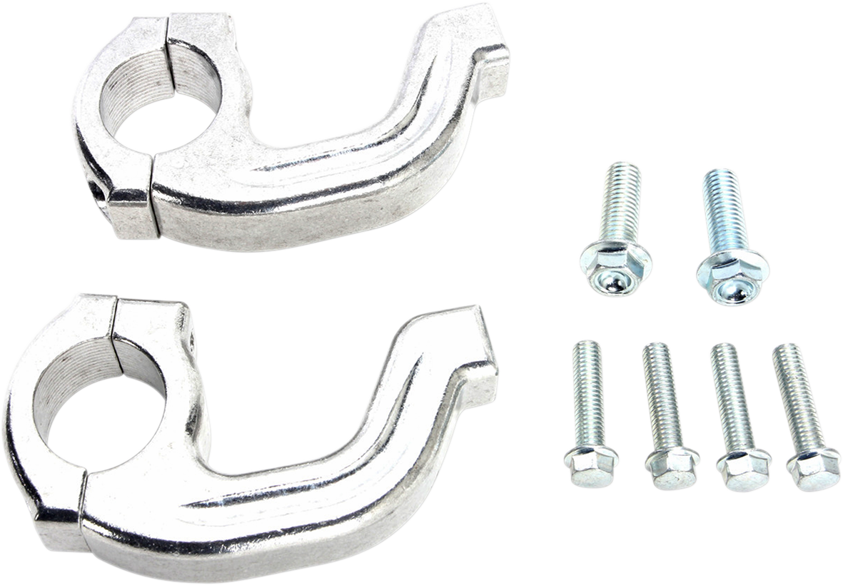 MOOSE OFFROAD Replacement Contour Handguard Inner Mount Clamp - Magura - Silver 50-236S
