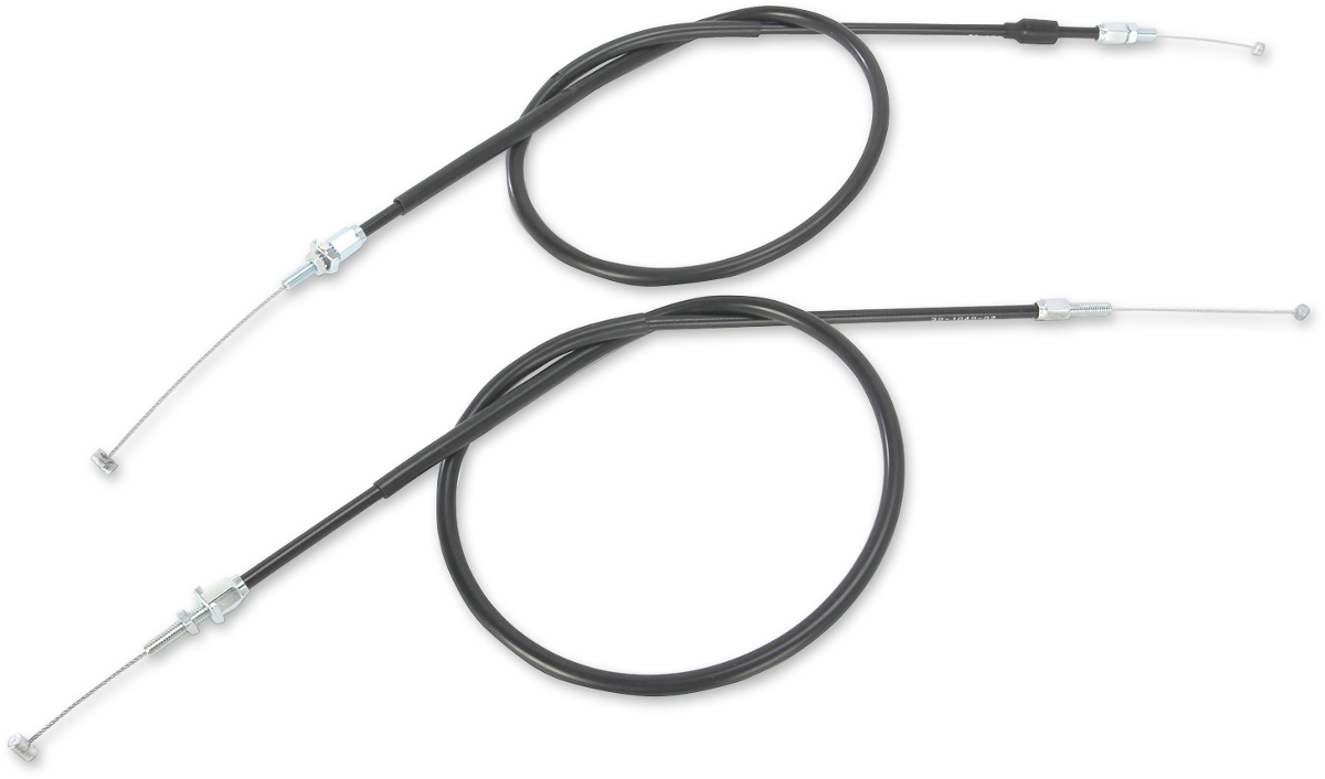 MOOSE OFFROAD Black Vinyl Throttle Cable - 37-3/4" - Honda 45-1021