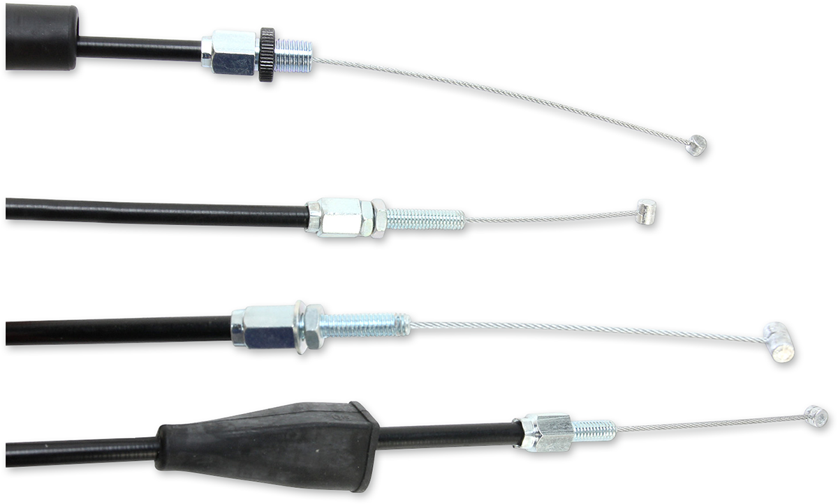 MOOSE OFFROAD Black Vinyl Throttle Cable - 31-1/2" - Honda 45-1023