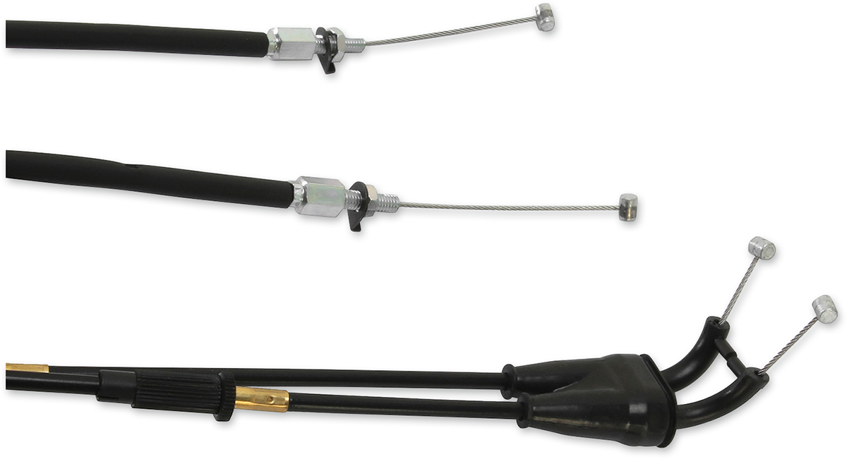 MOOSE OFFROAD Black Vinyl Throttle Cable - 34" - Kawasaki 45-1031