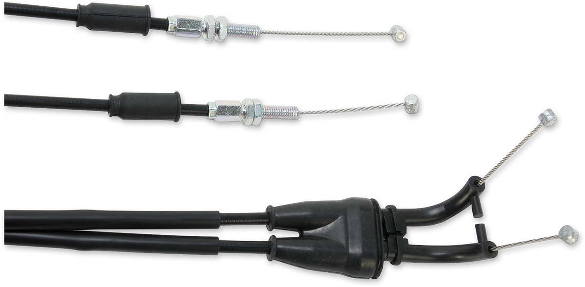 MOOSE OFFROAD Black Vinyl Throttle Cable - 33-3/8" - KTM 45-1043