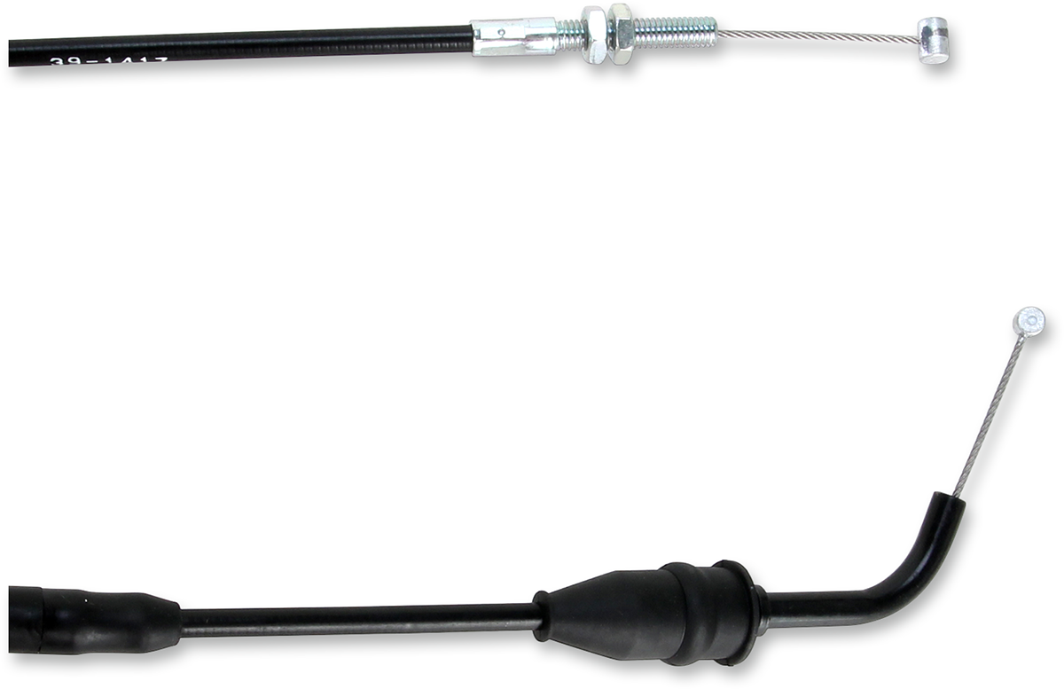 MOOSE OFFROAD Black Vinyl Throttle Cable - 37-1/4" - Yamaha 45-1072