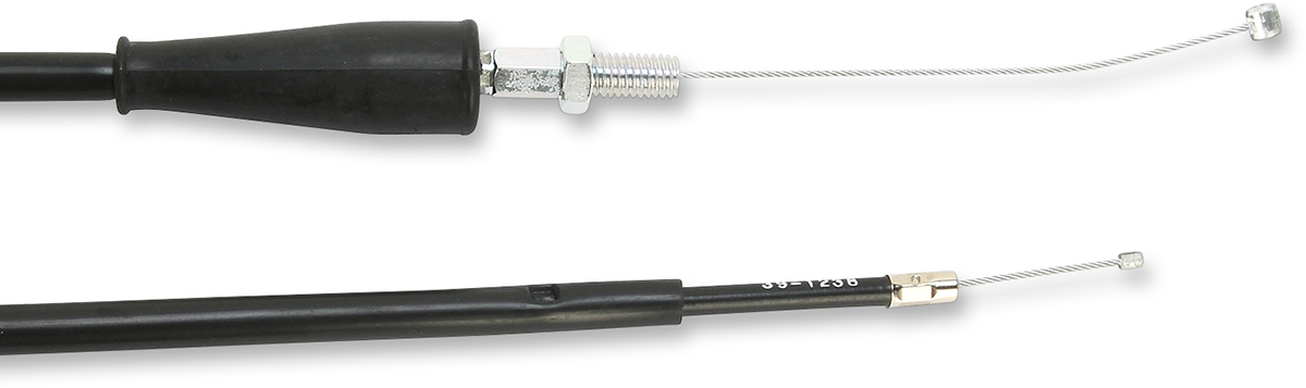 MOOSE OFFROAD Black Vinyl Throttle Cable - 37" - Suzuki 45-1123