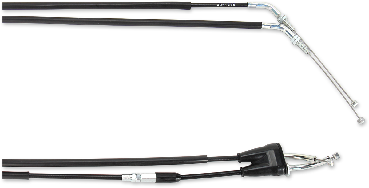 MOOSE OFFROAD Black Vinyl Throttle Cable - 34-1/2" - Suzuki 45-1185