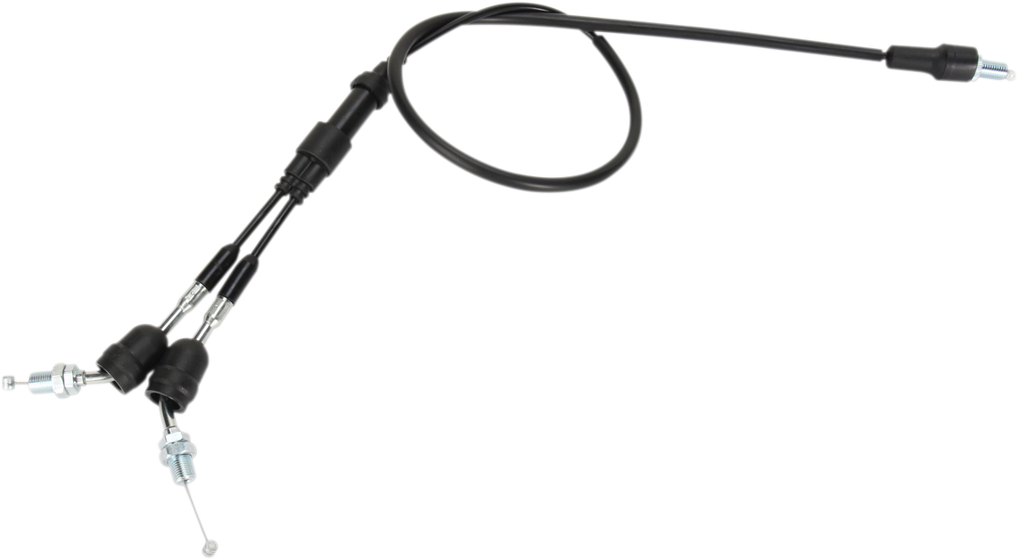 MOOSE OFFROAD Black Vinyl Throttle Cable - 33" - Yamaha 45-1080