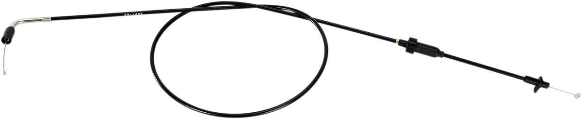MOOSE OFFROAD Black Vinyl Throttle Cable - Stock Length - Polaris 45-1150