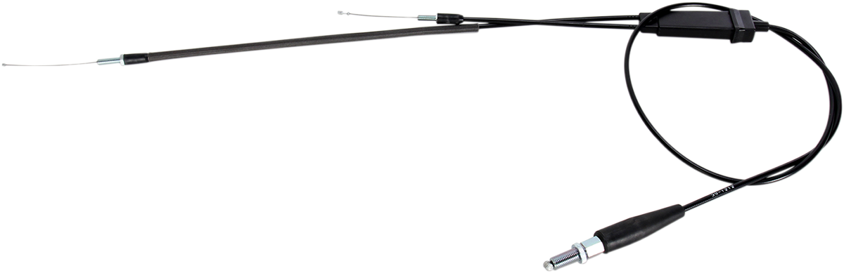 MOOSE OFFROAD Black Vinyl Throttle Cable - Stock Length - Polaris 45-1161