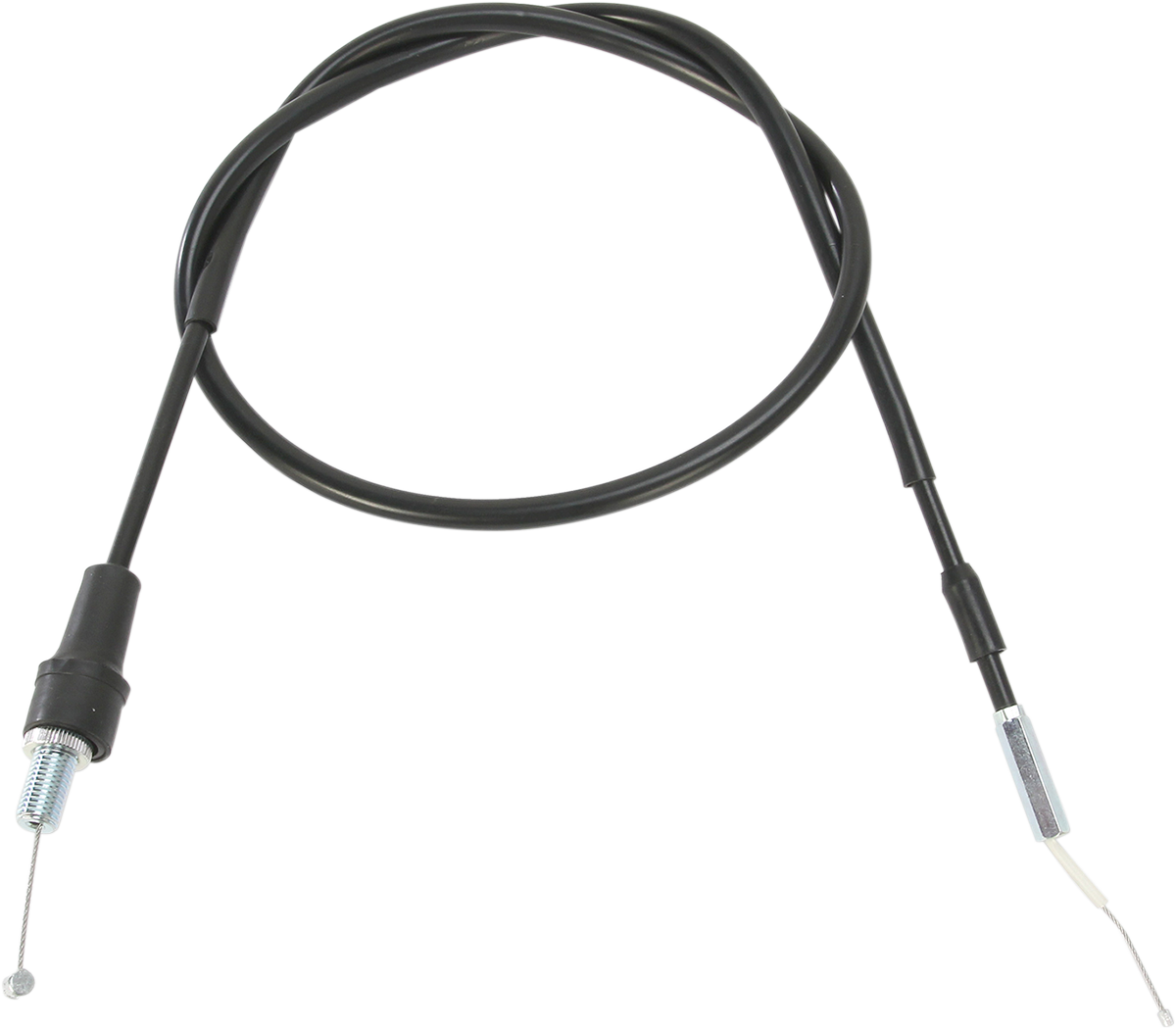 MOOSE OFFROAD Black Vinyl Throttle Cable - Stock Length - Yamaha 45-1192