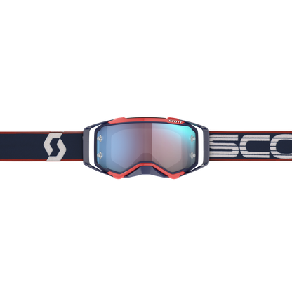Prospect Goggle Retro Blue/Red Blue Chrome Works Lens