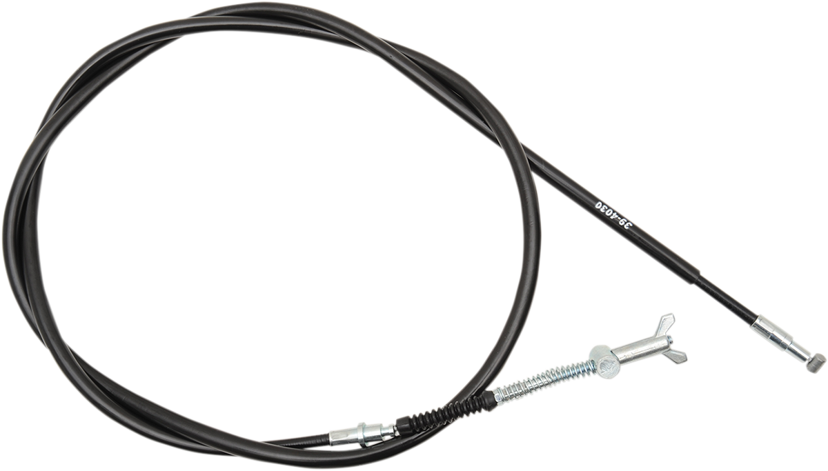 MOOSE OFFROAD Black Vinyl Brake Cable - Rear - Parking - Honda 45-4016