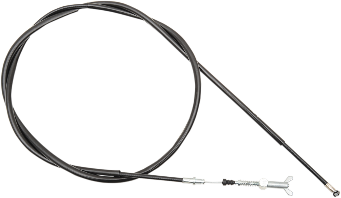 MOOSE OFFROAD Black Vinyl Brake Cable - Rear - Parking - Yamaha 45-4060