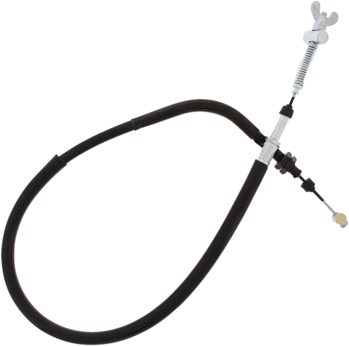 MOOSE OFFROAD Black Vinyl Brake Cable - Rear - Parking - Kawasaki 45-4031