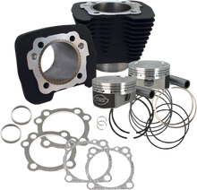 S&S CYCLE Cylinder Kit - 1200 cc Conversion - 10.3:1 Compression Ratio - Wrinkle Black - XL 910-0691