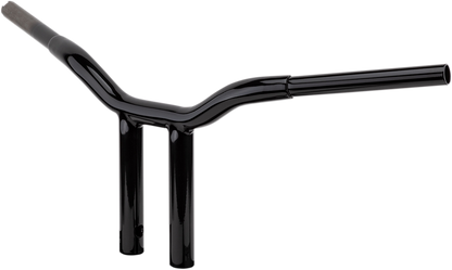 LA CHOPPERS Kage Fighter Welded Straight-Riser Handlebar - One Piece - 8" - Black LA-7337-08B