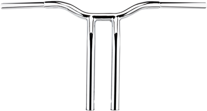 LA CHOPPERS Kage Fighter Welded Bent-Riser Handlebar - One Piece - 12" - Chrome LA-7338-12