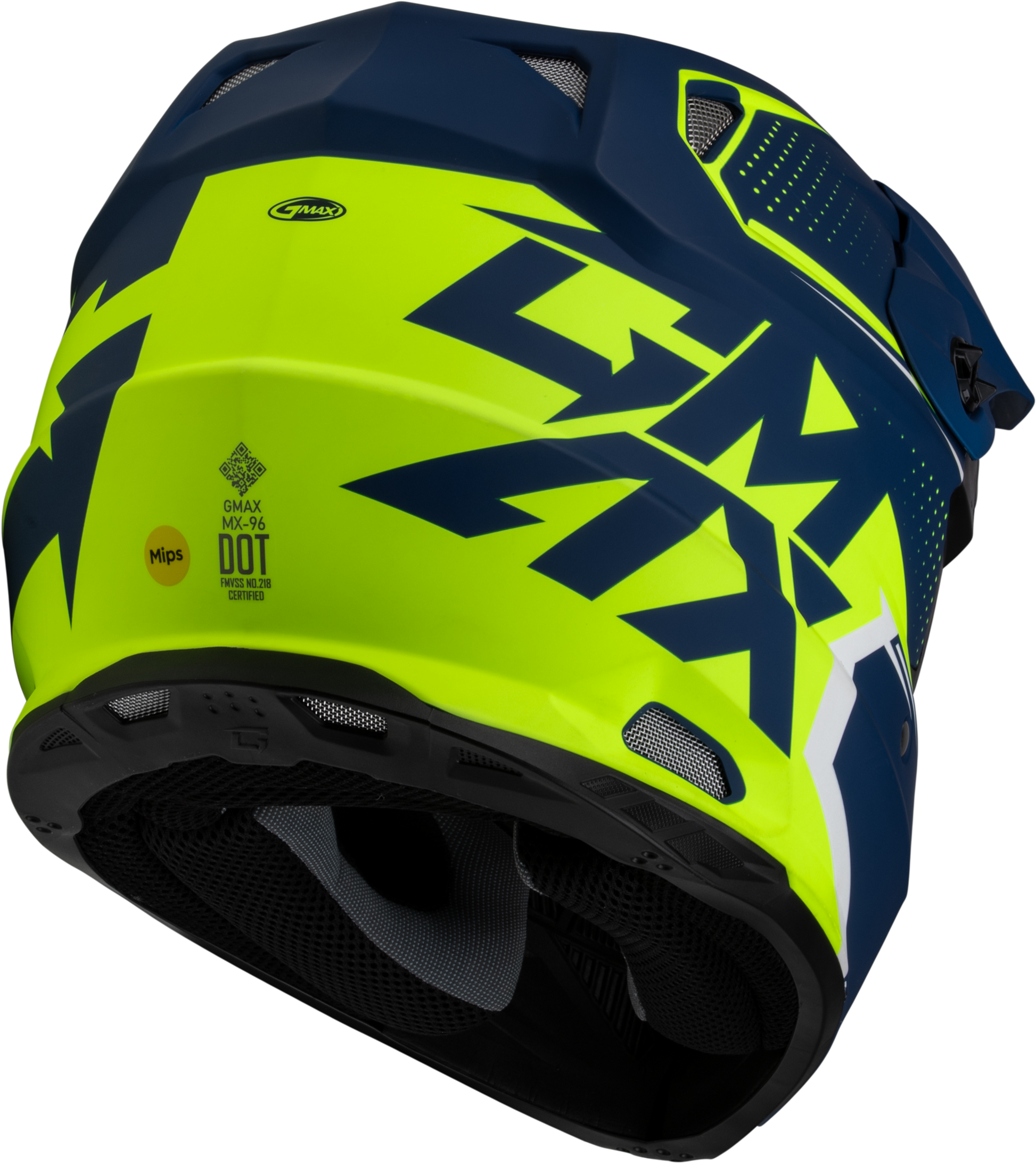 Mx 96 502 Helmet Matte Blue/Green  Xl
