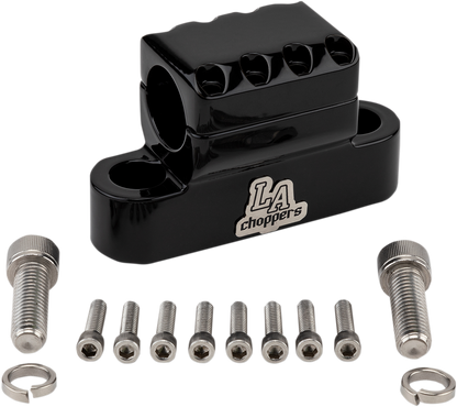 LA CHOPPERS Kage Fighter Handlebar Clamp - Black LA-7335-XXCB
