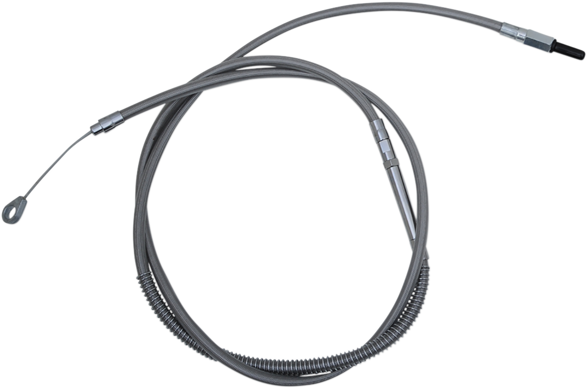 LA CHOPPERS Stainless Steel Braided Clutch Cable - 18"-20" Ape Hangers - '18-'22 Softail LA-8152C19