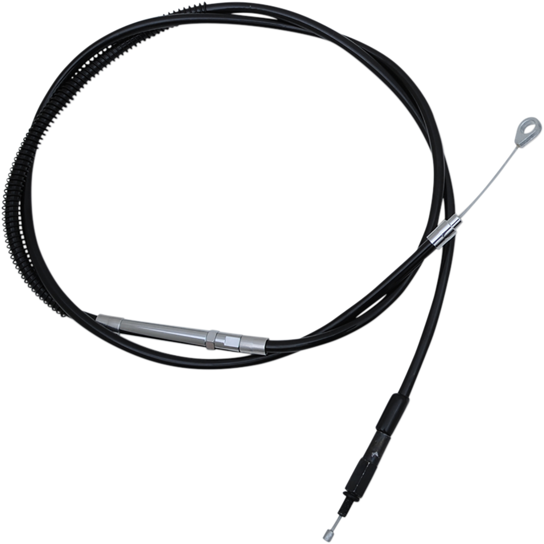 LA CHOPPERS Black Vinyl Clutch Cable - 18"- 20" Ape Hanger Handlebars - '18-'22 Softail LA-8152C19B
