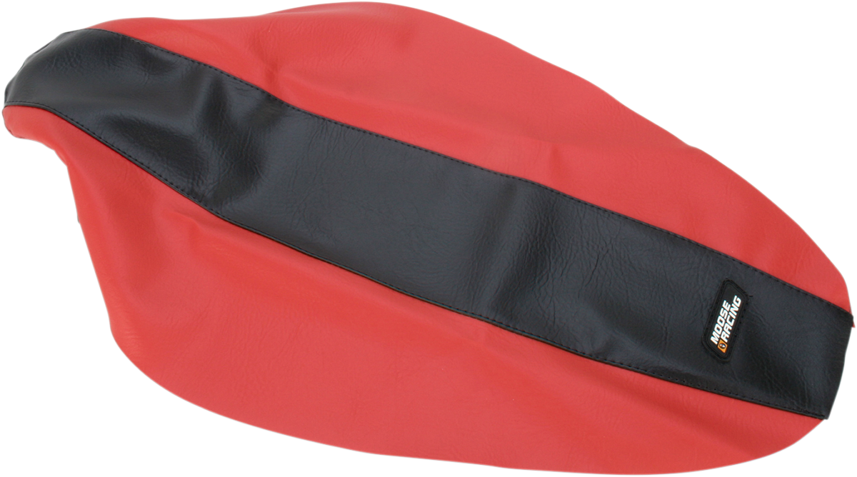 MOOSE OFFROAD Seat Cover - Red/Black - Honda CR12500-13