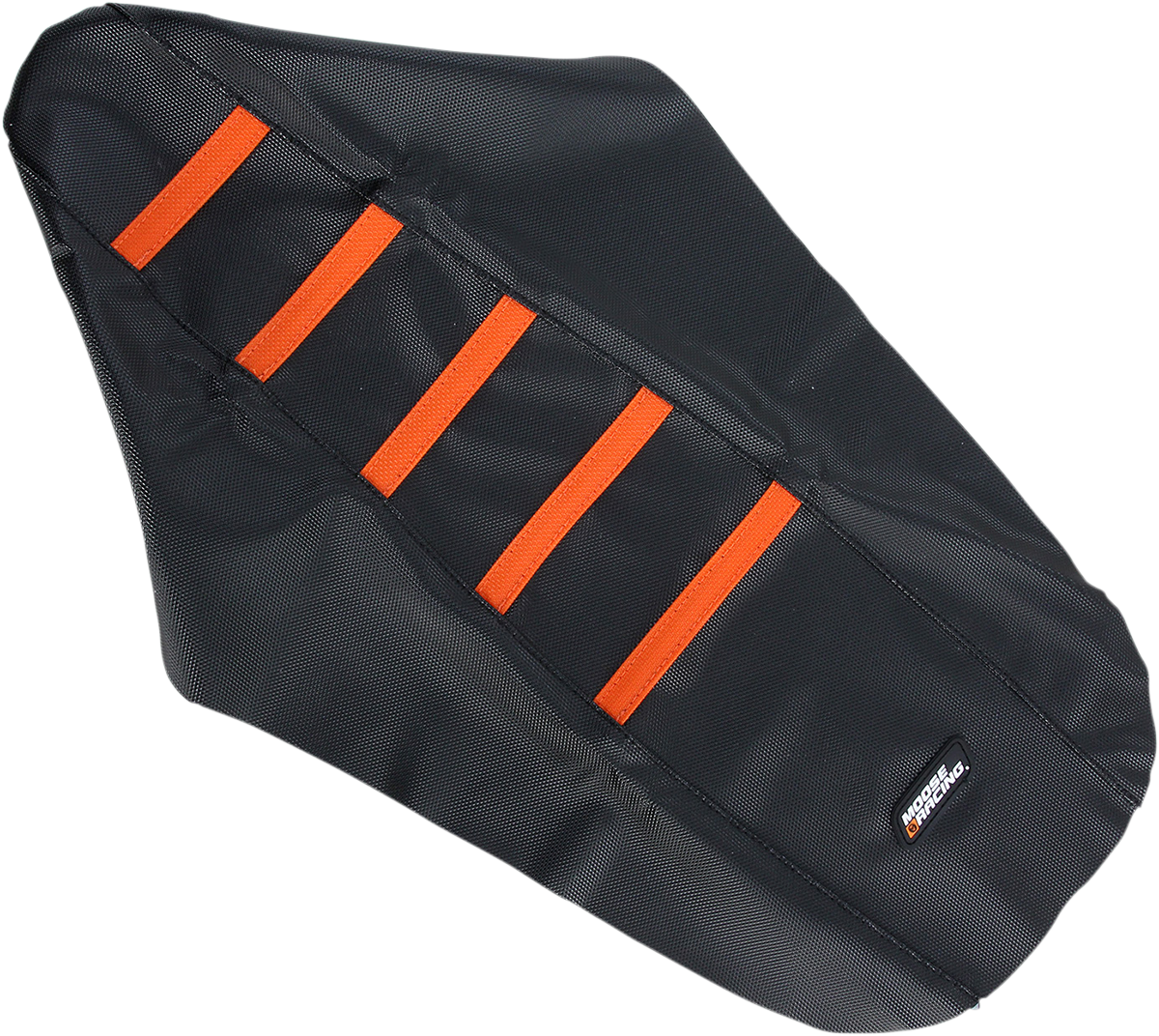 MOOSE OFFROAD Ribbed Seat Cover - Black Cover/Orange Ribs - KTM '03-'07 KTM25003-336RT