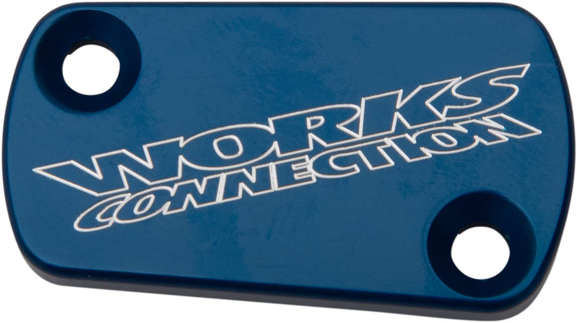 WORKS CONNECTION Clutch Cover - Blue - Honda/Kawasaki/Yamaha 21-150